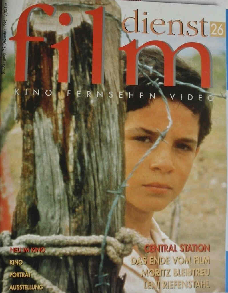 FILM DIENST magazine side cover Issue 26 22 December 1998