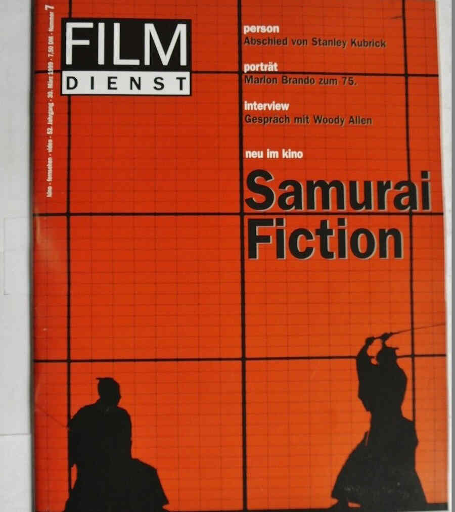 FILM DIENST magazine side cover Issue 7 30 March 1999