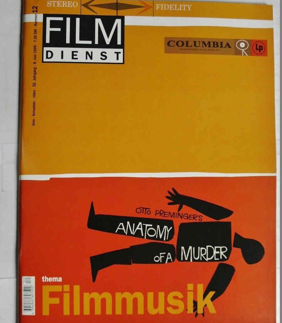FILM DIENST magazine side cover Issue 12 8 June 1999