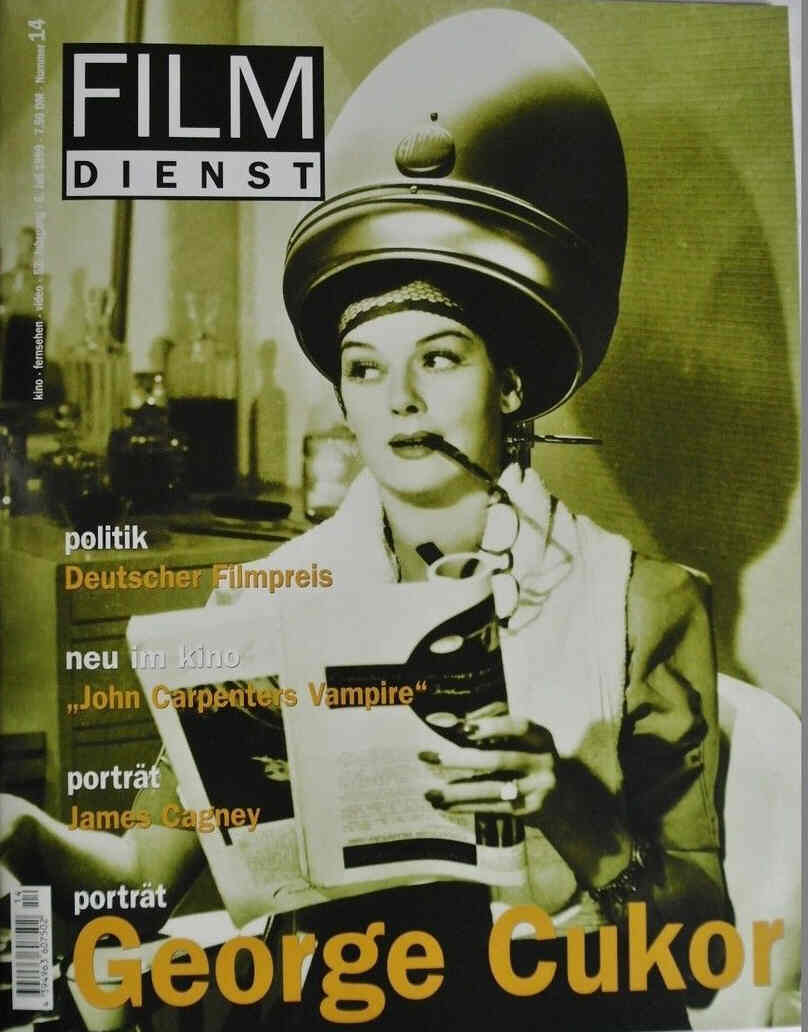 FILM DIENST magazine side cover Issue 14 6 July 1999
