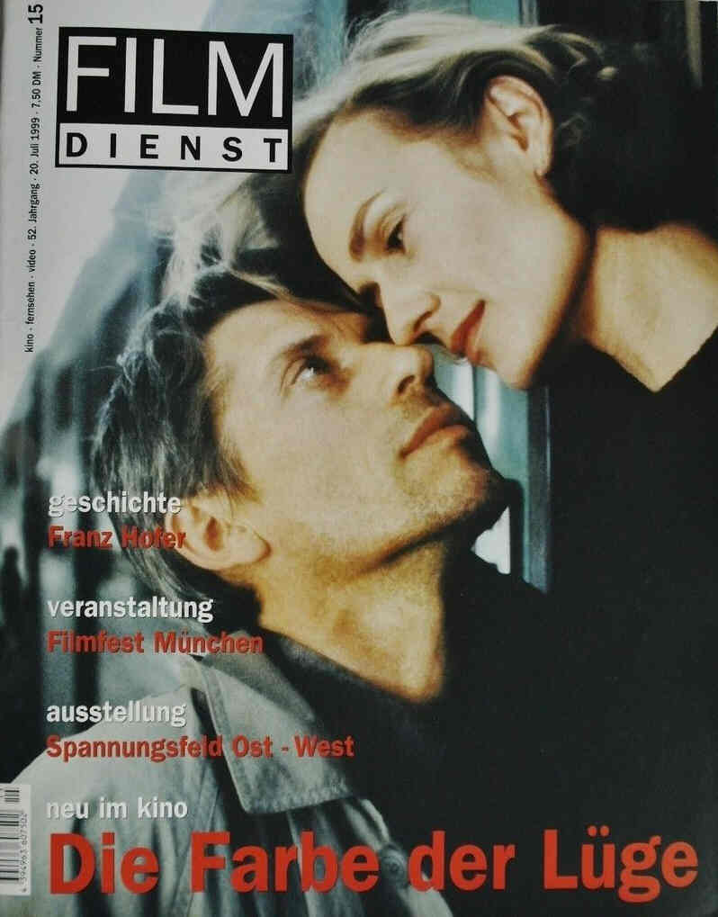 FILM DIENST magazine side cover Issue 15 20 July 1999