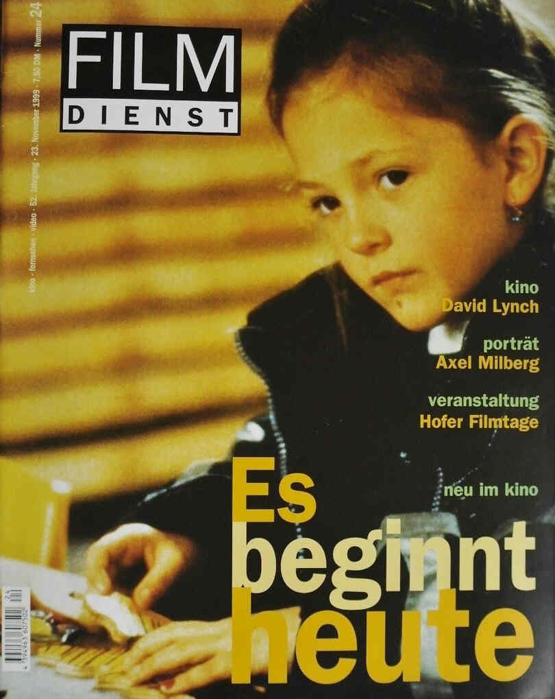 FILM DIENST magazine side cover Issue 24 23 November 1999