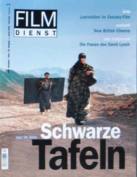 FILM DIENST magazine side cover Issue 1 1 January 2002
