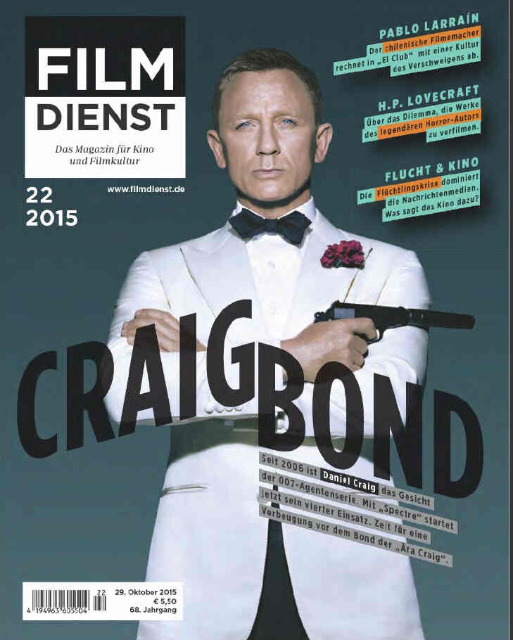 FILM DIENST magazine side cover Issue 22 29 October 2015