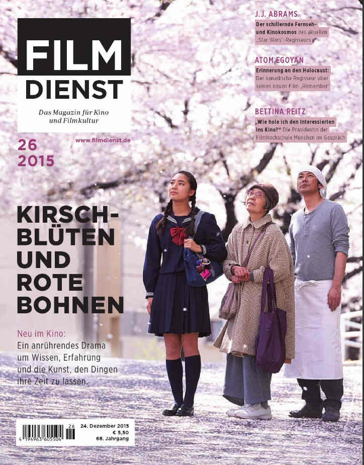 FILM DIENST magazine side cover Issue 26 24 December 2015