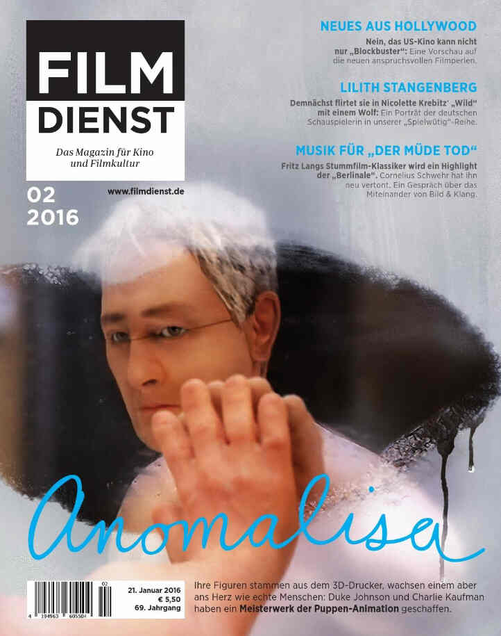 FILM DIENST magazine side cover Issue 2 21 January 2016