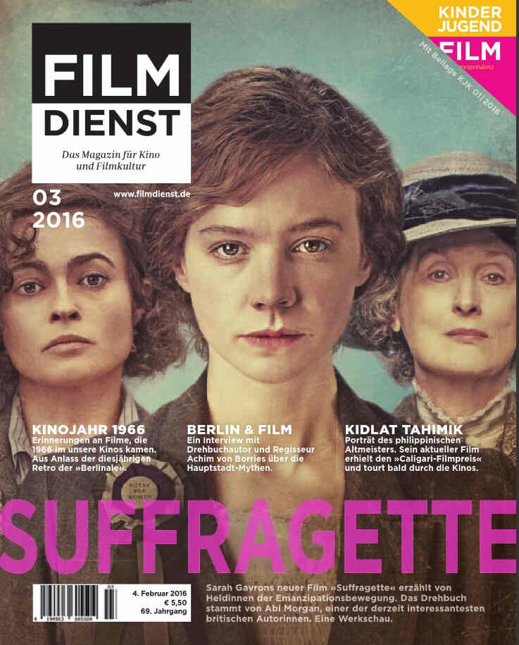 FILM DIENST magazine side cover Issue 3 4 February 2016