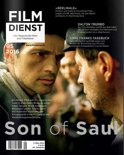 FILM DIENST magazine side cover Issue 5 3 March 2016