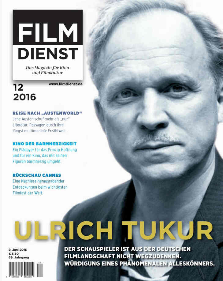FILM DIENST magazine side cover Issue 12 9 June 2016