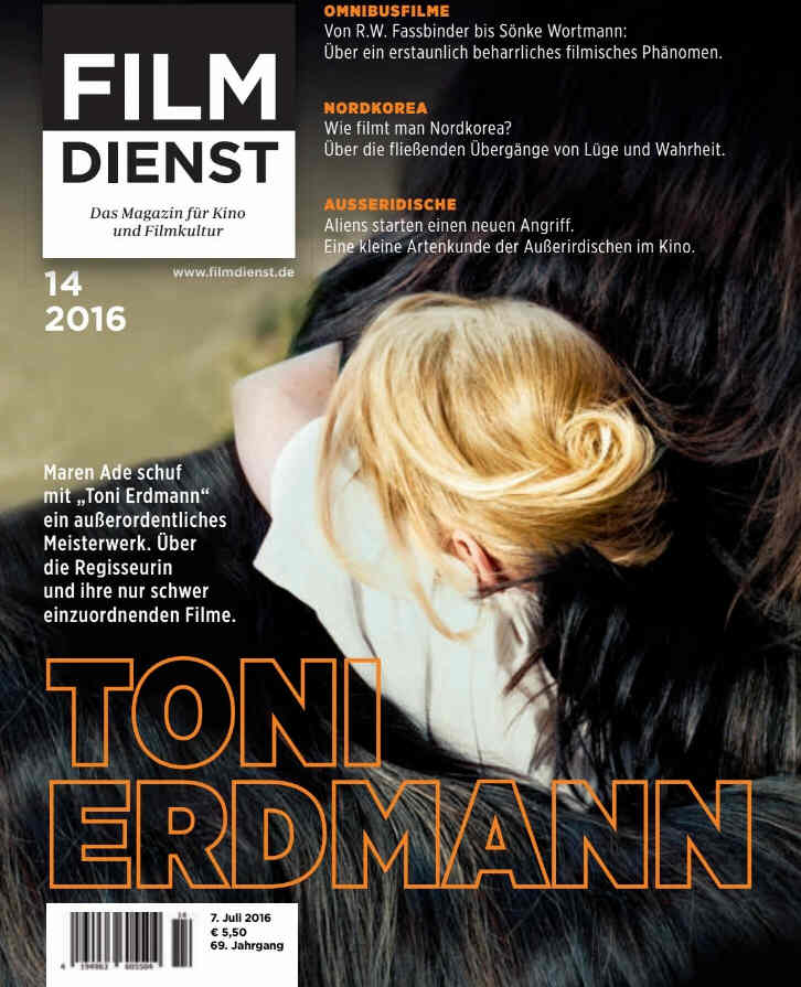 FILM DIENST magazine side cover Issue 14 7 July 2016