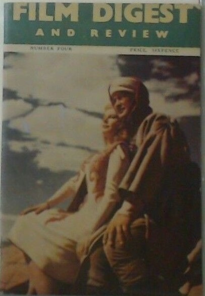 FILM DIGEST AND REVIEW magazine side cover Issue 4   1945