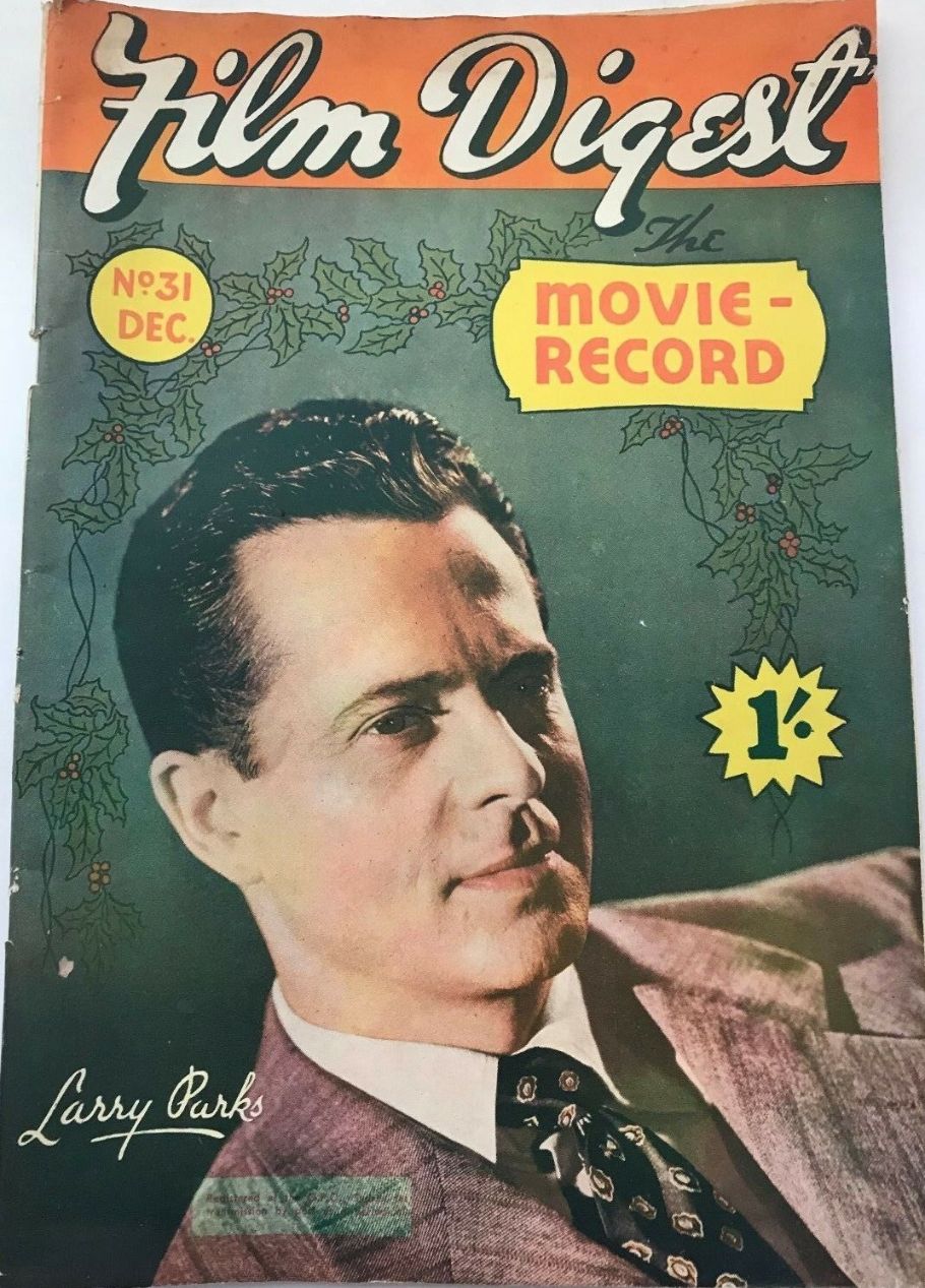 FILM DIGEST AND REVIEW magazine side cover Issue 31   1947