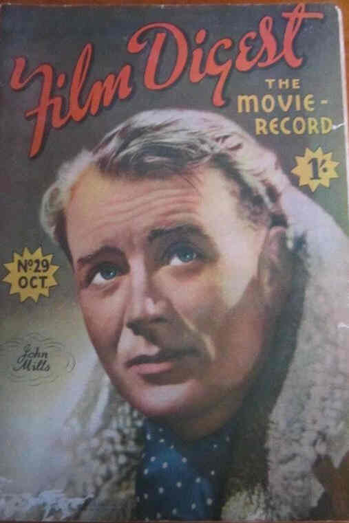 FILM DIGEST MOVIE-RECORD magazine side cover Issue 29 October 1947