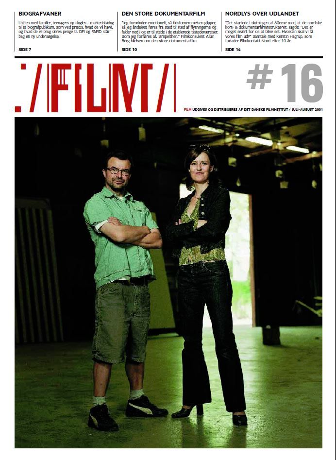 FILM (Dk) magazine side cover Issue 16 July-August 2001