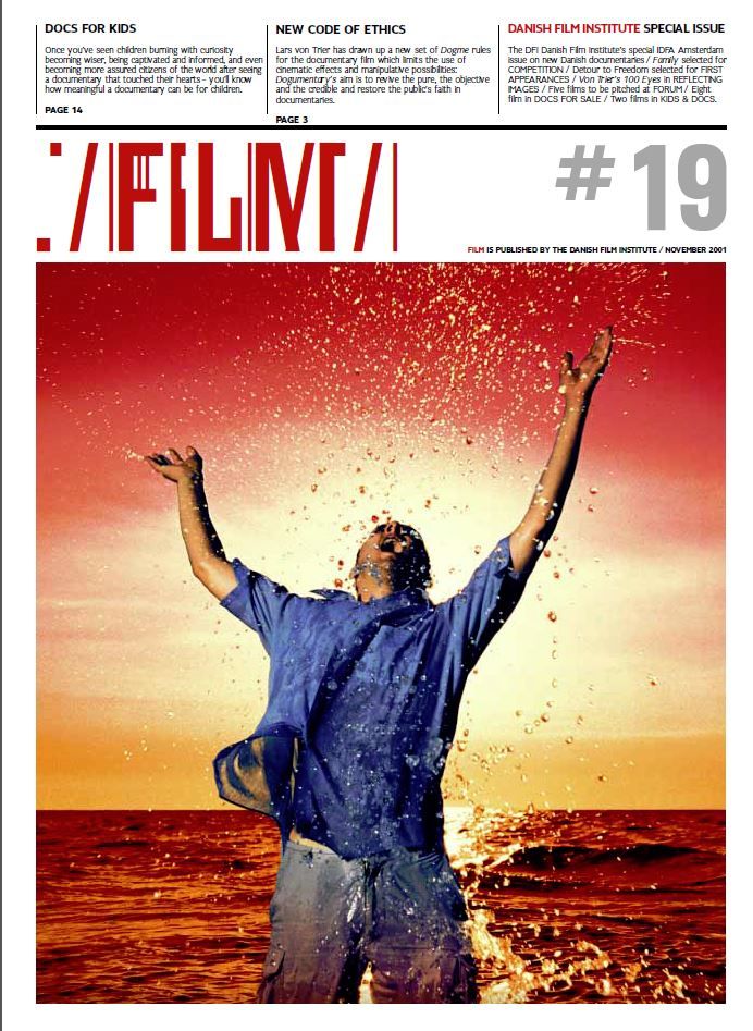 FILM (Dk) magazine side cover Issue 19 November 2001