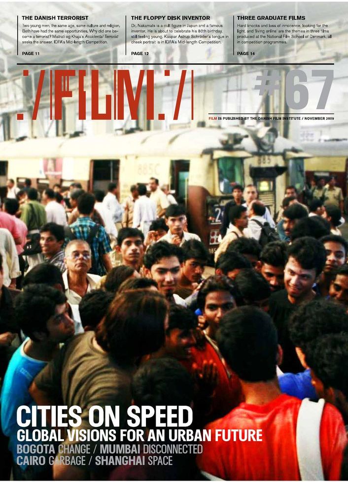 FILM (Dk) magazine side cover Issue 67 Nov./Dec./January/February 2010