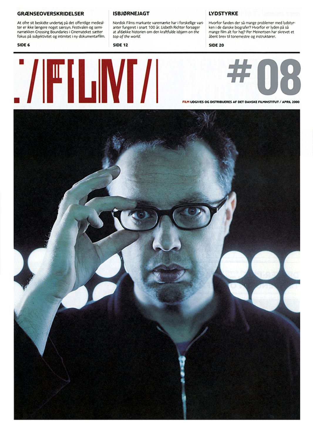 FILM (Dk) magazine side cover Issue 8  April 2000