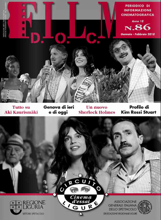 FILMDOC magazine side cover Issue 86 January/February 2010