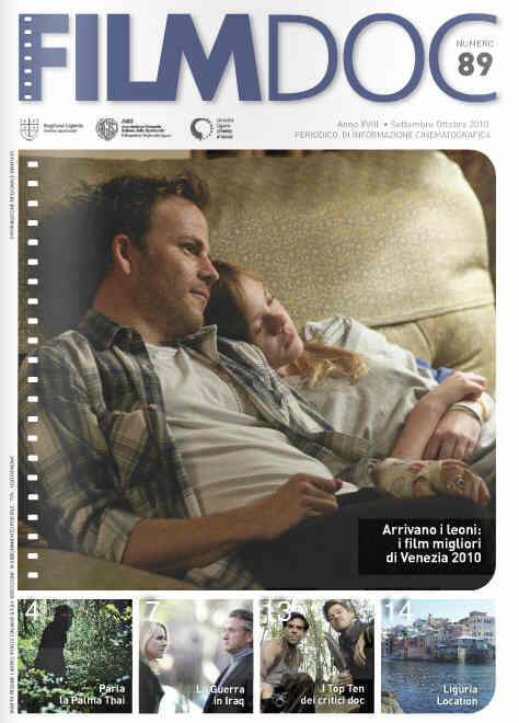 FILMDOC magazine side cover Issue 89 September/October 2010