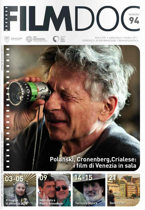 FILMDOC magazine side cover Issue 94 September/October 2011
