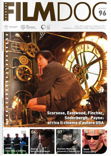 FILMDOC magazine side cover Issue 96 January/February 2012
