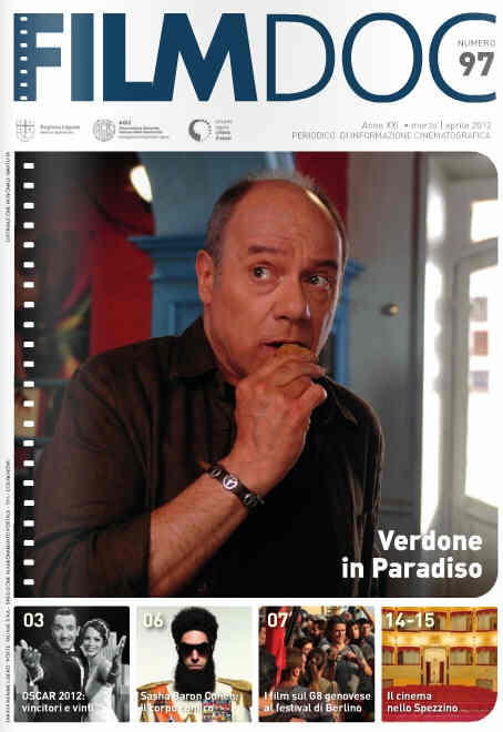 FILMDOC magazine side cover Issue 97 March/April 2012