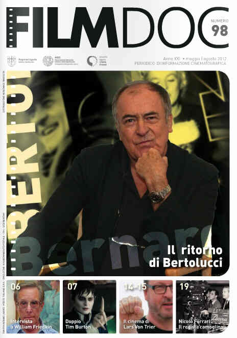 FILMDOC magazine side cover Issue 98 May/August 2012