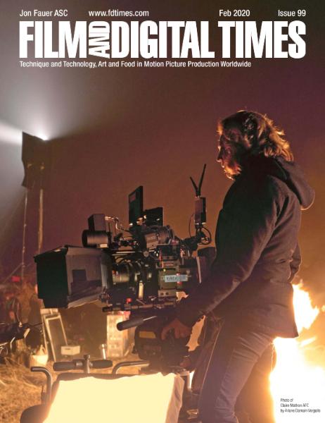 FILM AND DIGITAL TIMES magazine side cover Issue 99  February 2020