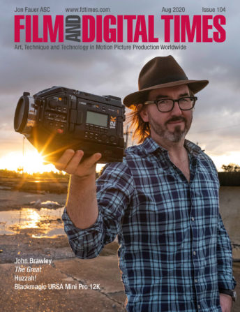 FILM AND DIGITAL TIMES magazine side cover Issue 104  August 2020