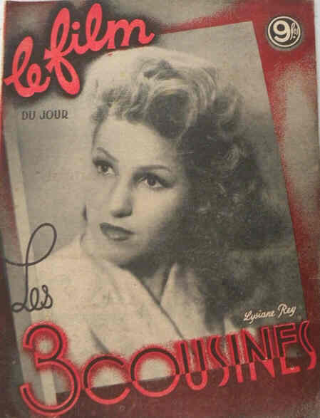 FILM DU JOUR magazine side cover Issue 95 15 August 1947