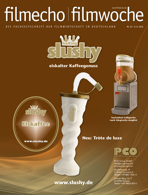 FILM-ECHO FILMWOCHE magazine side cover Issue 23 9 June 2012