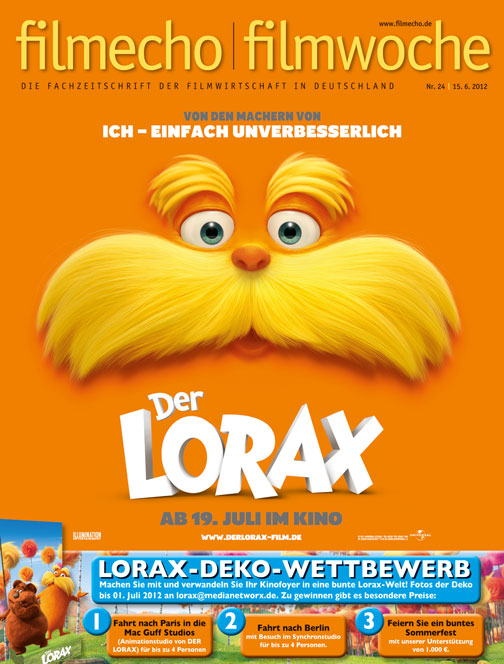 FILM-ECHO FILMWOCHE magazine side cover Issue 24 15 June 2012