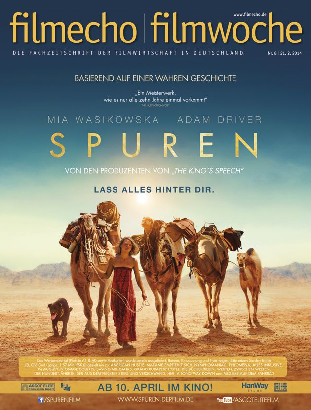 FILM-ECHO FILMWOCHE magazine side cover Issue 8 21 February 2014