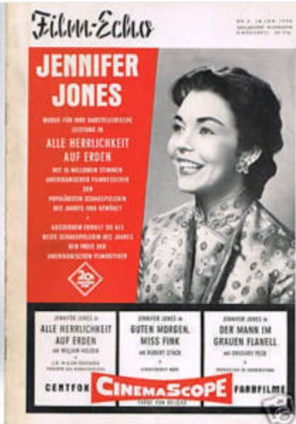 FILM-ECHO FILMWOCHE magazine side cover Issue 5  1954