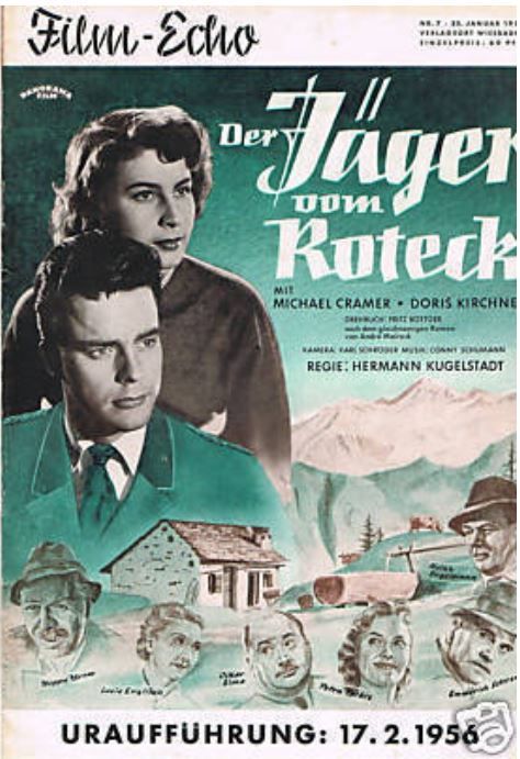 FILM-ECHO FILMWOCHE magazine side cover Issue 7  1956
