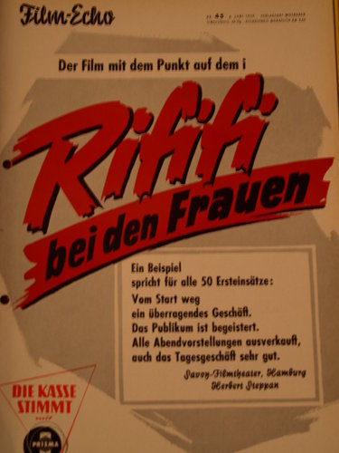 FILM-ECHO FILMWOCHE magazine side cover Issue 25 6 June 1959
