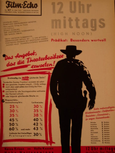 FILM-ECHO FILMWOCHE magazine side cover Issue 27 13 June 1959