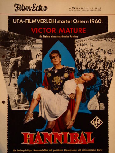 FILM-ECHO FILMWOCHE magazine side cover 16 March 1960
