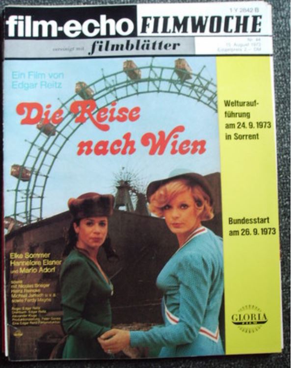 FILM-ECHO FILMWOCHE magazine side cover Issue 53 September 1973