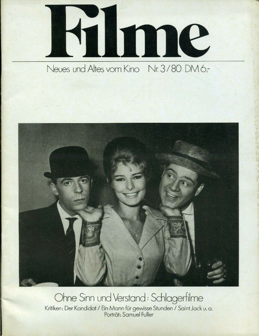 FILME magazine side cover Issue 3   1980