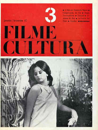 FILME CULTURA magazine side cover Issue 3 January-February 1967