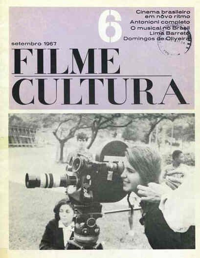 FILME CULTURA magazine side cover Issue 6 September 1967