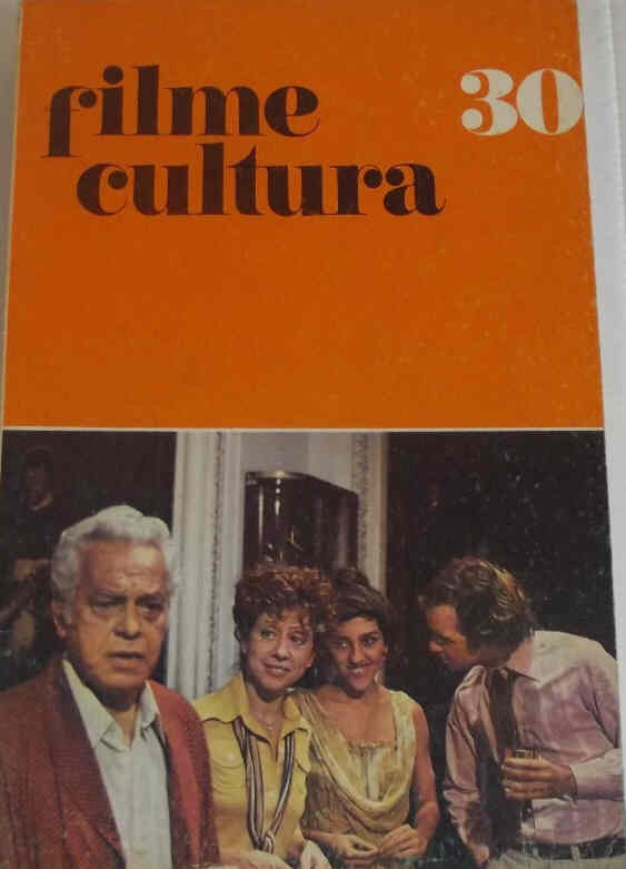 FILME CULTURA magazine side cover Issue 30 August 1978