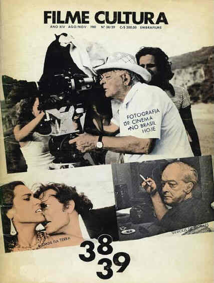 FILME CULTURA magazine side cover Issue 38-9 August-November 1981