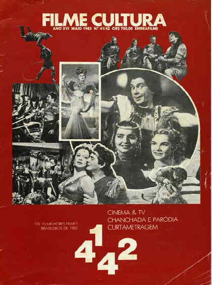 FILME CULTURA magazine side cover Issue 41-2 May 1983