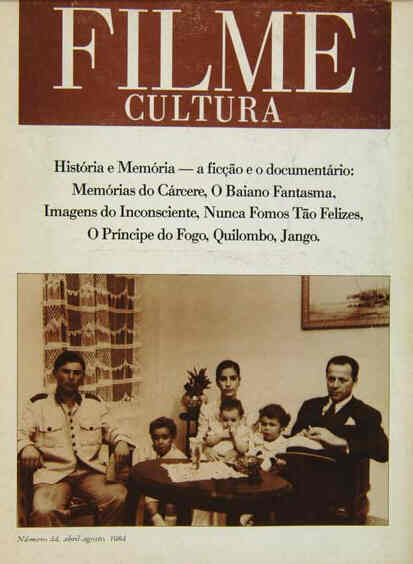FILME CULTURA magazine side cover Issue 44 April-August 1984