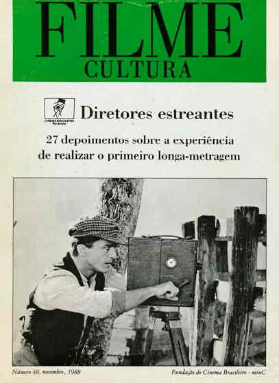 FILME CULTURA magazine side cover Issue 48 November 1988