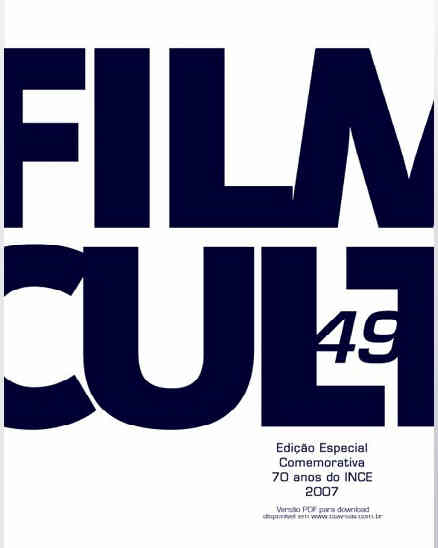 FILME CULTURA magazine side cover Issue 49  2007