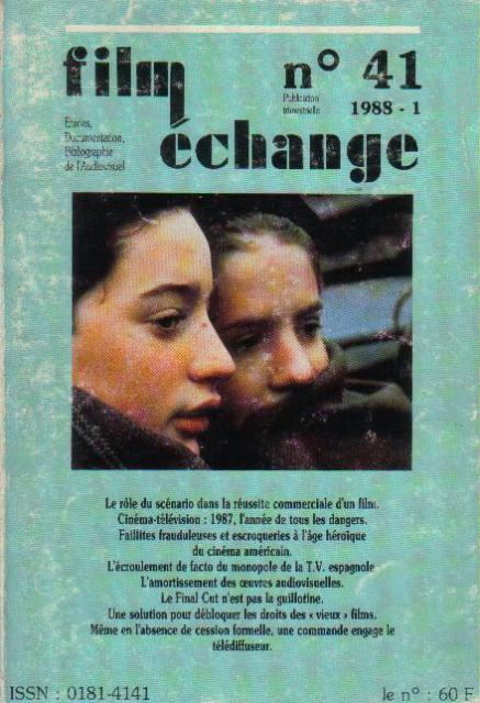 FILM ECHANGE magazine side cover Issue 41 January 1988