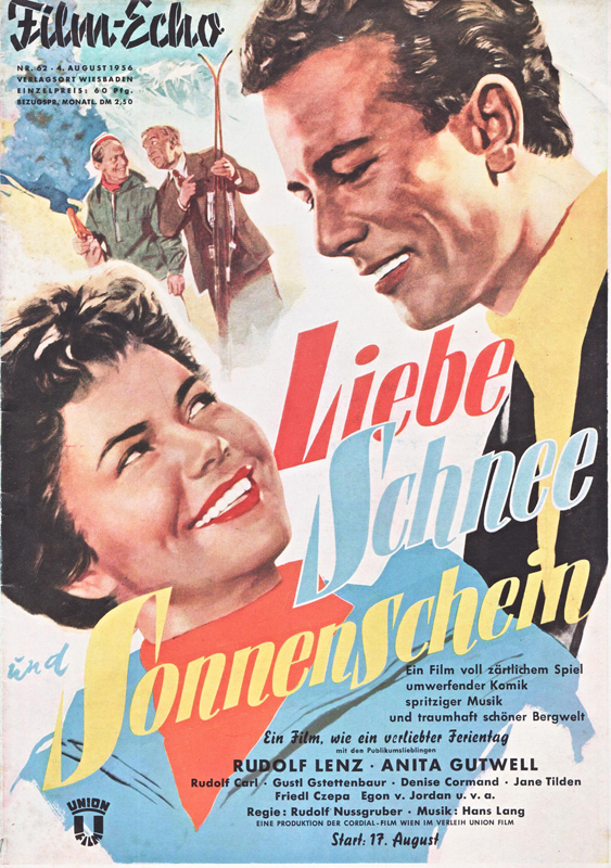 FILM-ECHO FILMWOCHE magazine side cover Issue 62 4 August 1956